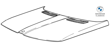 Frontklappe Original (41 61 1 864 229, 41 61 1 837 732), 3er E21